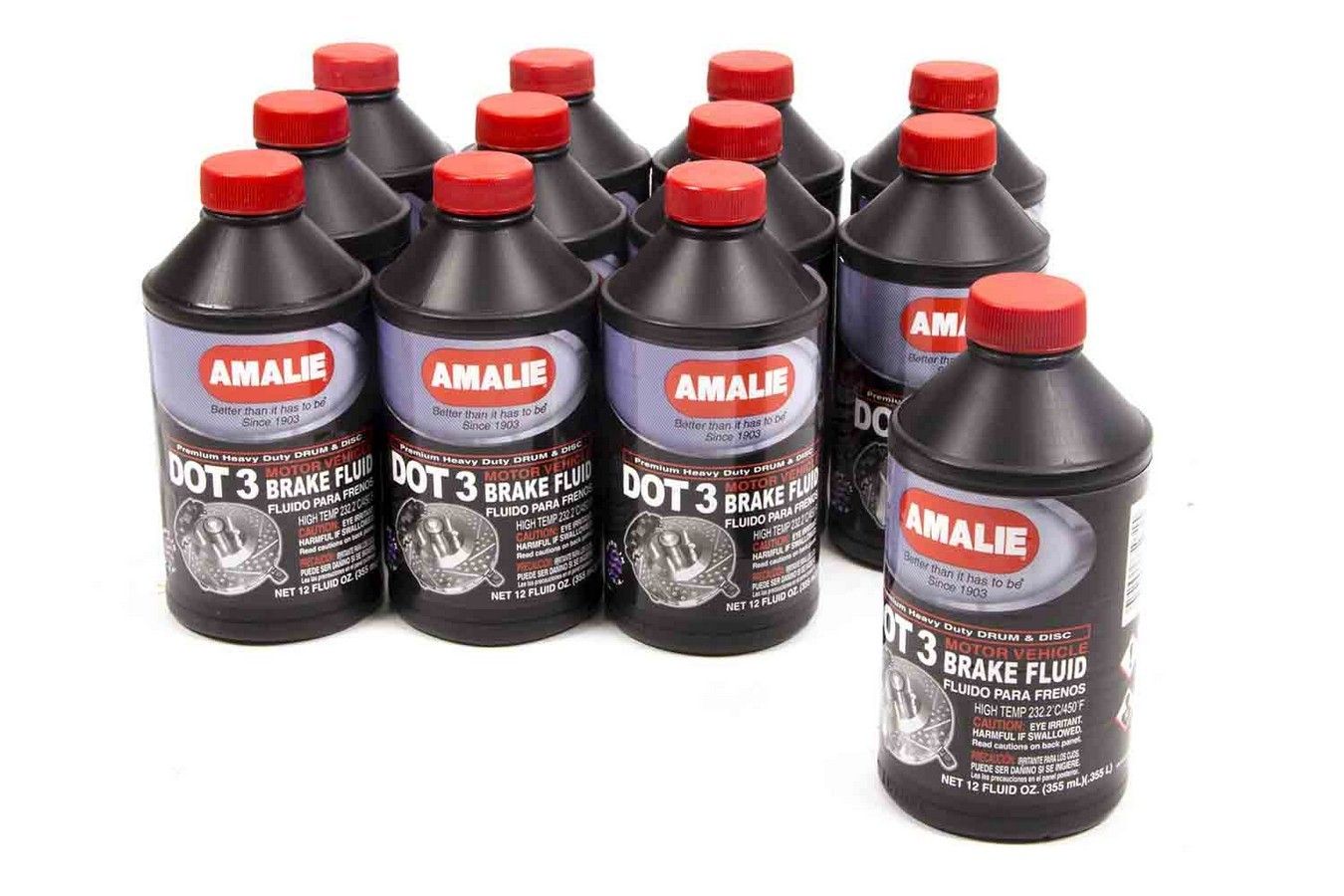 AMALIEDot 3 Brake Fluid Case 12x12 Oz