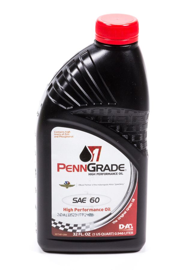 PENNGRADE MOTOR OIL60w Racing Oil 1 Qt