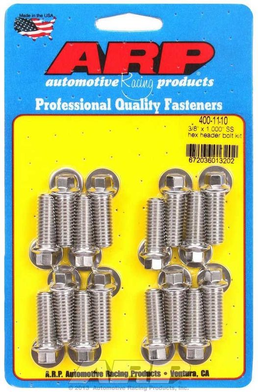ARPS/S Header Bolt Kit - 3/8 x 1.00 UHL (16)