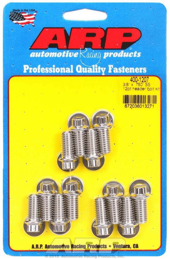 ARPS/S Header Bolt Kit - 3/8 x .750 UHL (12)