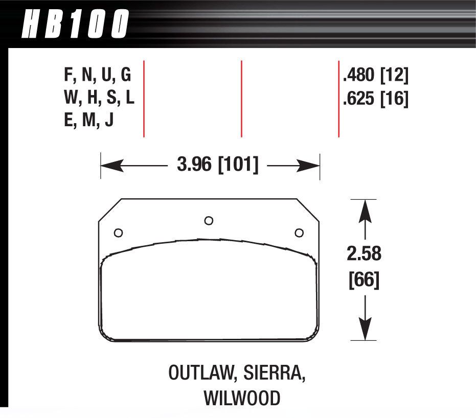 HAWK BRAKEBrake Pad Dynalite DTC- 60