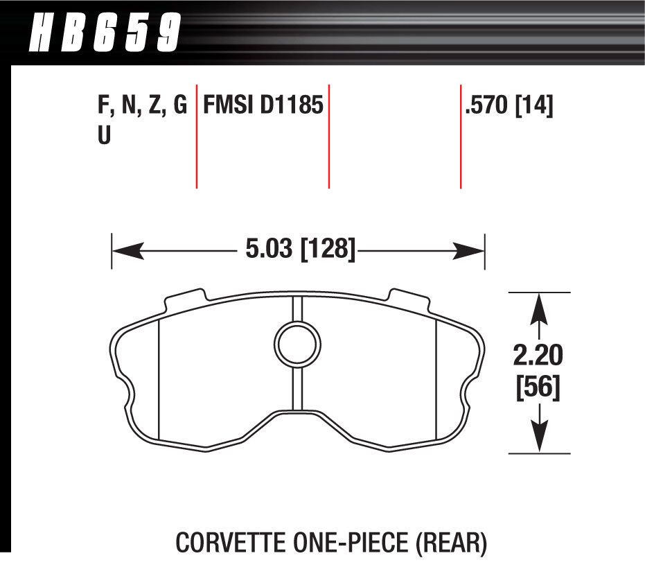 HAWK BRAKEPerformance Street Brake Pads (4)