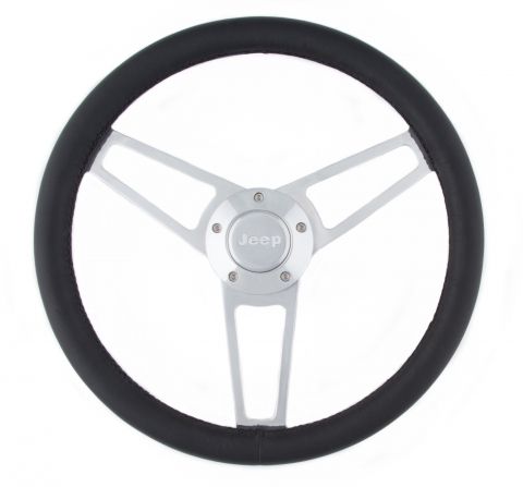 GRANTBillet Series Leather St eering Wheel Jeep Logo