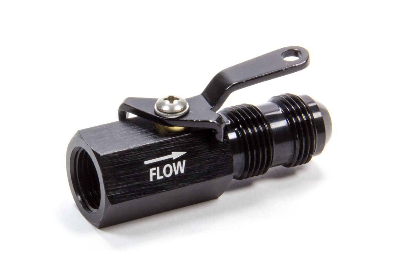 FRAGOLA#8 Shut off Valve Black Female Inlet/Male Outlet