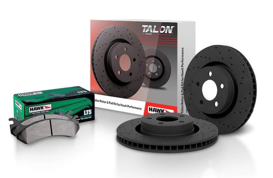 HAWK BRAKERotors and Pad Kit Front - Chevy 1500 08-13