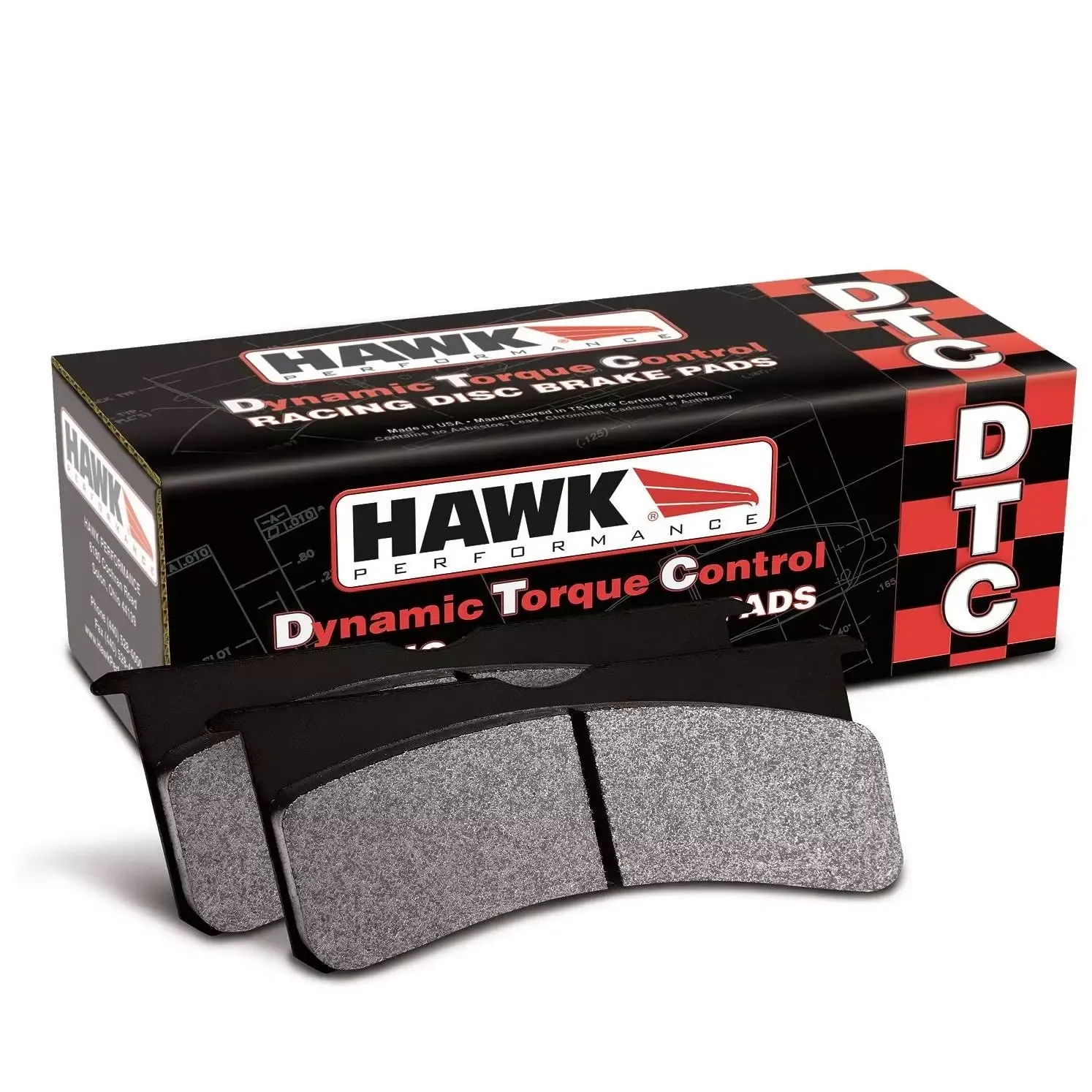 HAWK BRAKEBRAKE PAD 02-20 HONDA FRONT