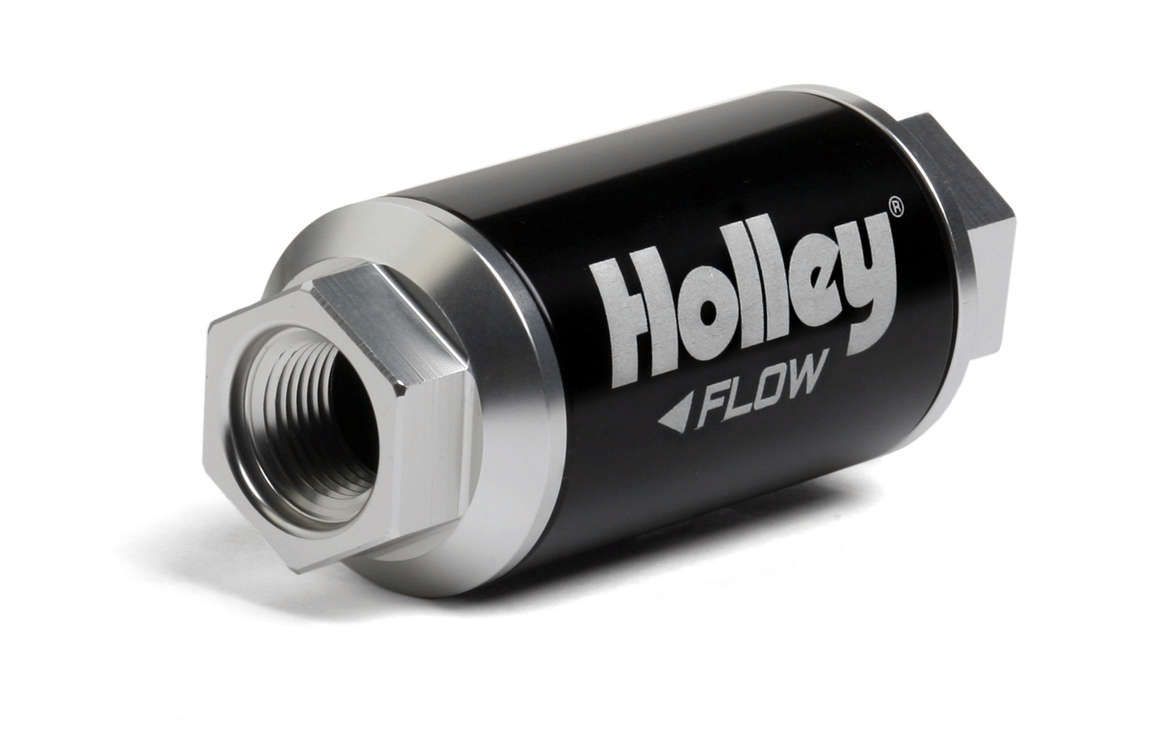 HOLLEYBillet HP Fuel Filter - 3/8NPT 40-Micron 100GPH