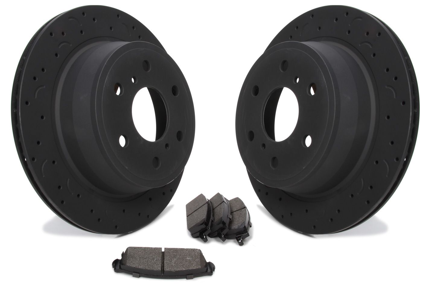 HAWK BRAKERotors and Pad Kit Rear - Chevy 1500 08-13
