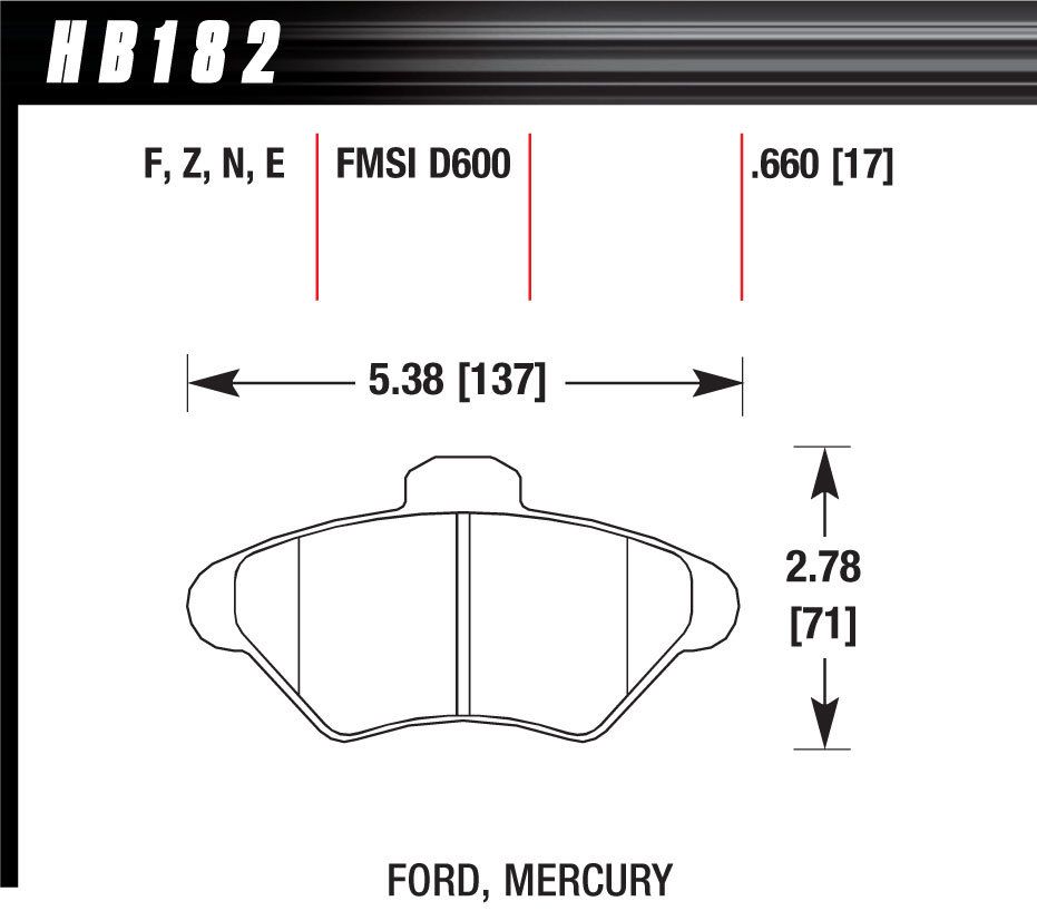 HAWK BRAKEPerformance Street Brake Pads (4)