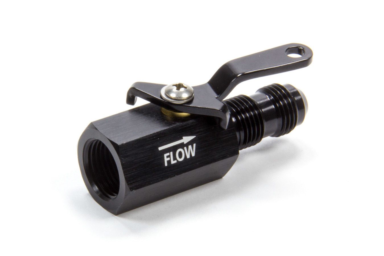 FRAGOLA#6 Shut off Valve Black Female Inlet/Male Outlet