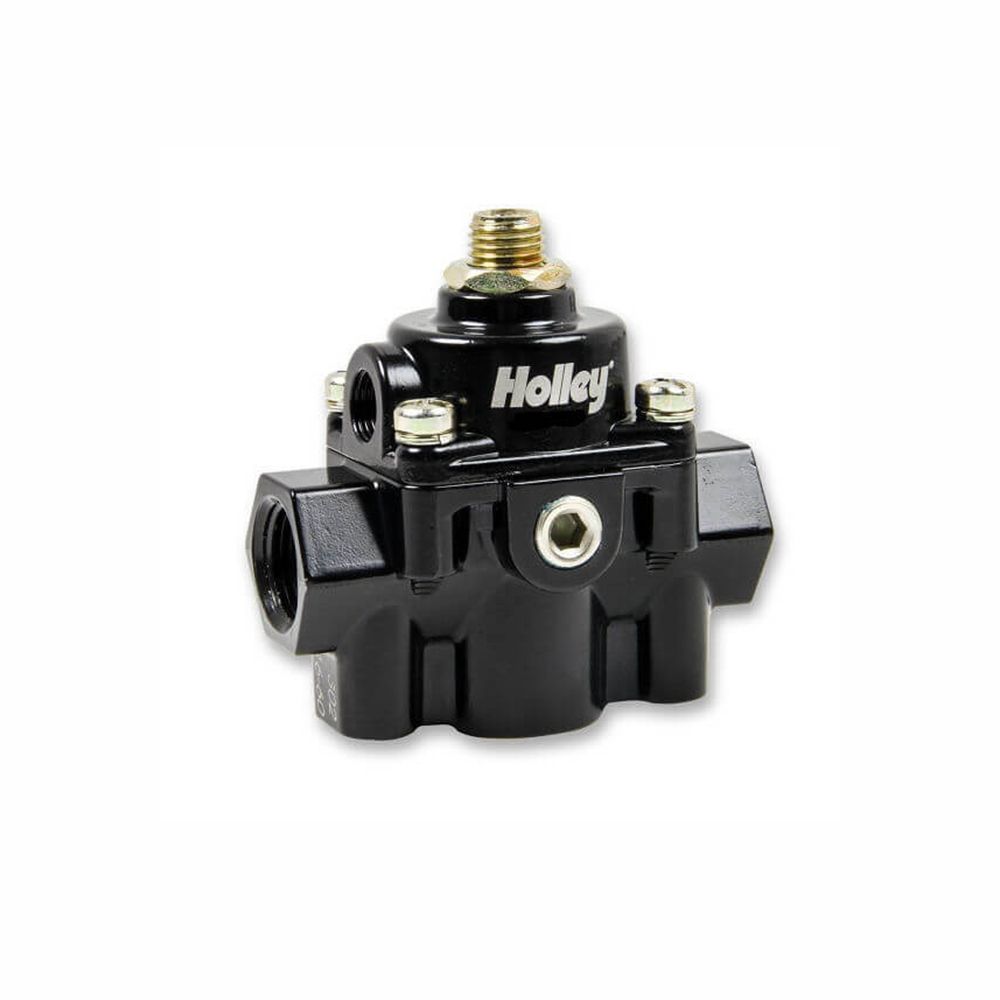 HOLLEYFuel Pressure Regulator By-Pass Style 6psi Black