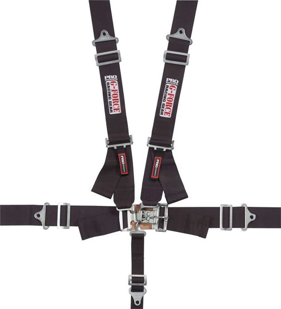 G-FORCEIndivd. Shoulder Harness Pull-Down Blk Pro Series