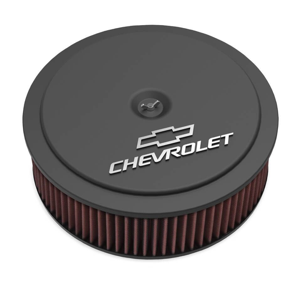 HOLLEY14 x 4 Air Cleaner GM Muscle Series Black