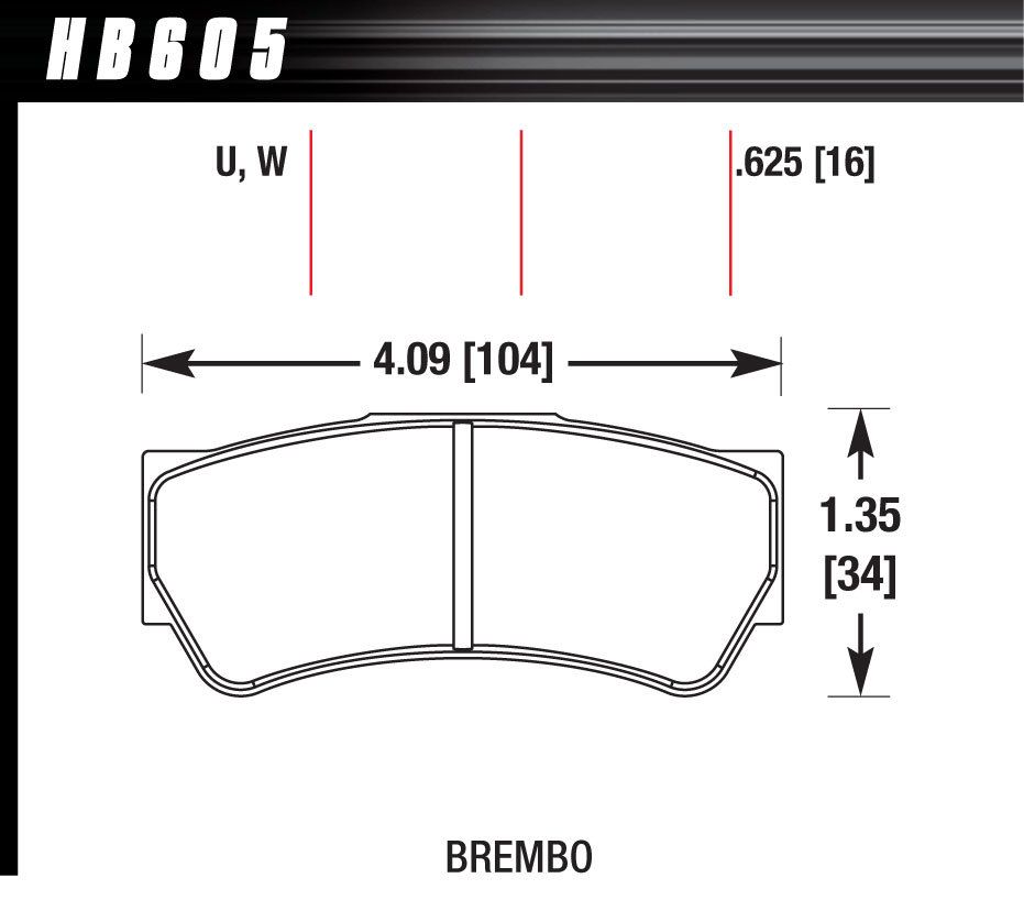 HAWK BRAKEBrembo DTC-30 Brake Pads