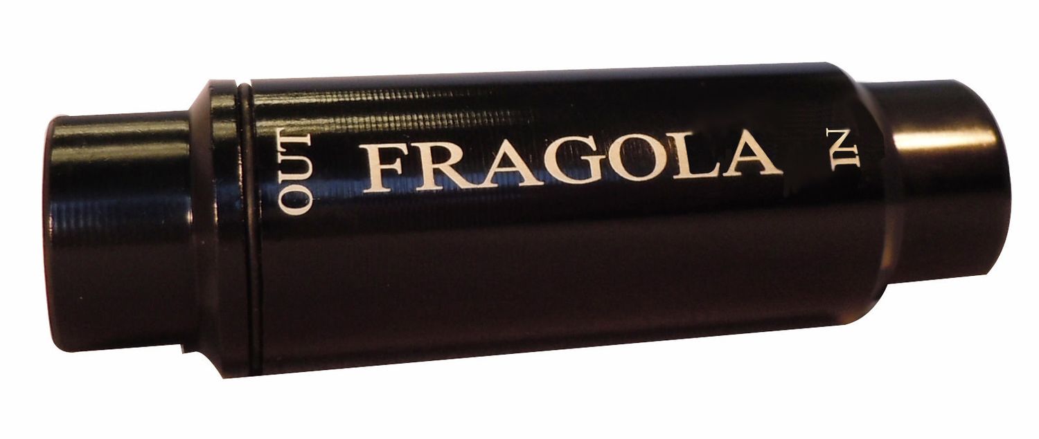 FRAGOLAFuel Filter w/40 Micron Element #6 In/Out Black
