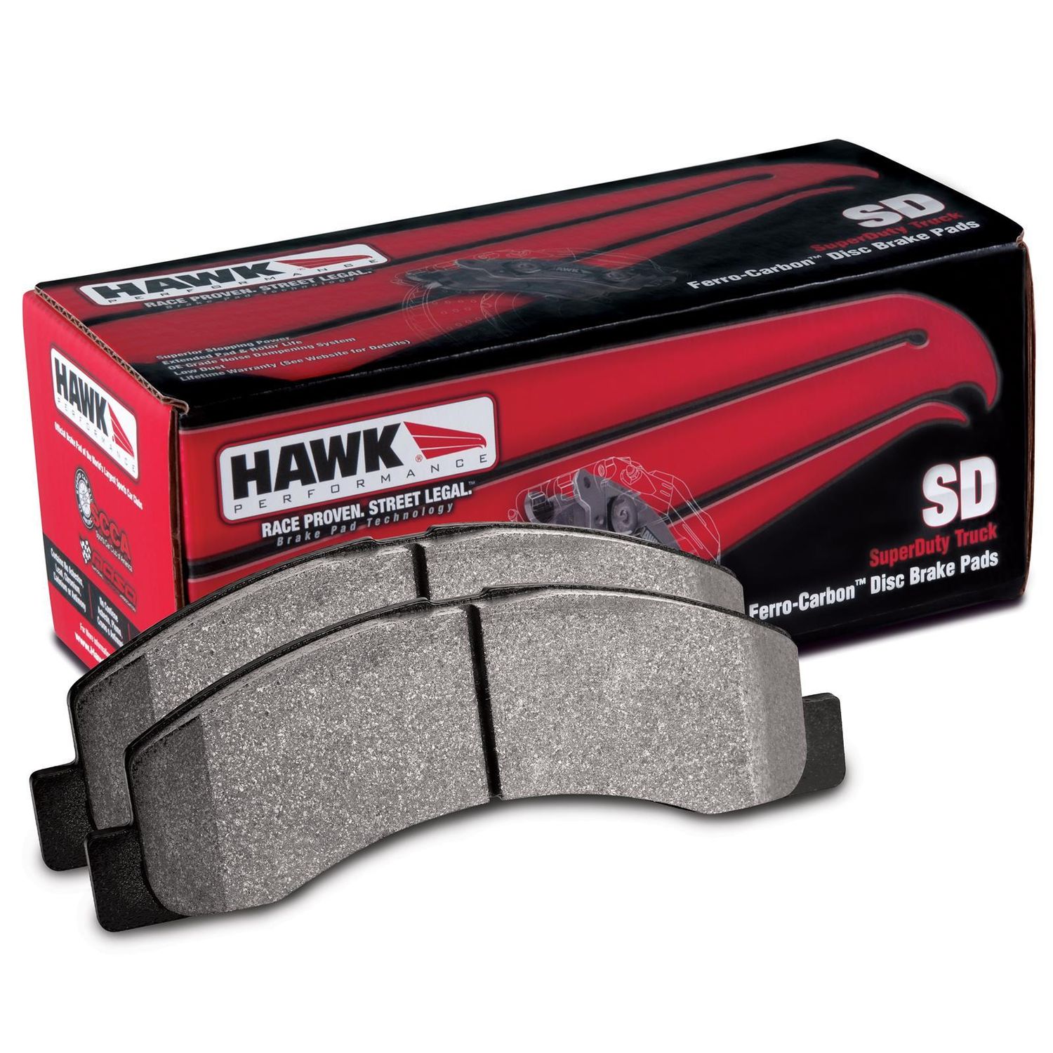 HAWK BRAKEBrake Pads Frt Super Duty Ford F-250/350/450