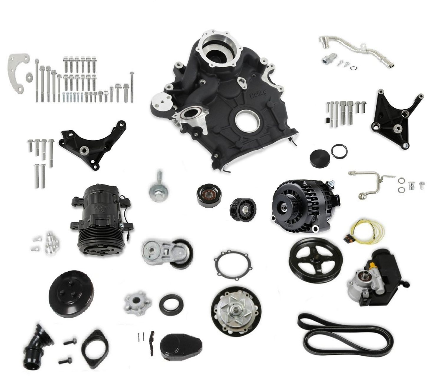HOLLEYComplete Accessory Drive Kit Ford 7.3L Godzilla