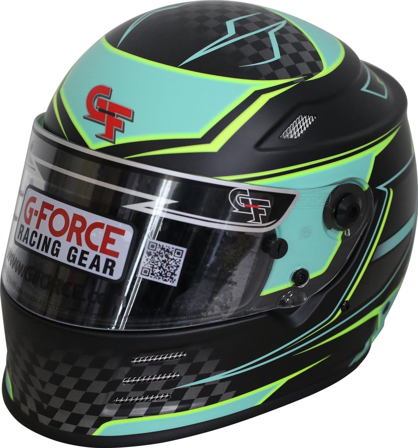 G-FORCEHELMET REVO GRAPHICS SML TEAL SA2020