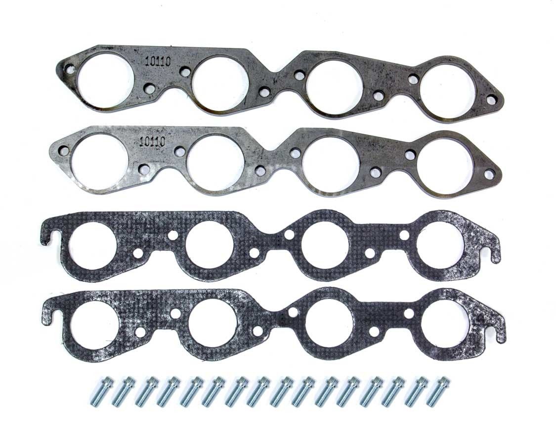 HEDMAN BB Chevy 2.375in Flanges Round Port