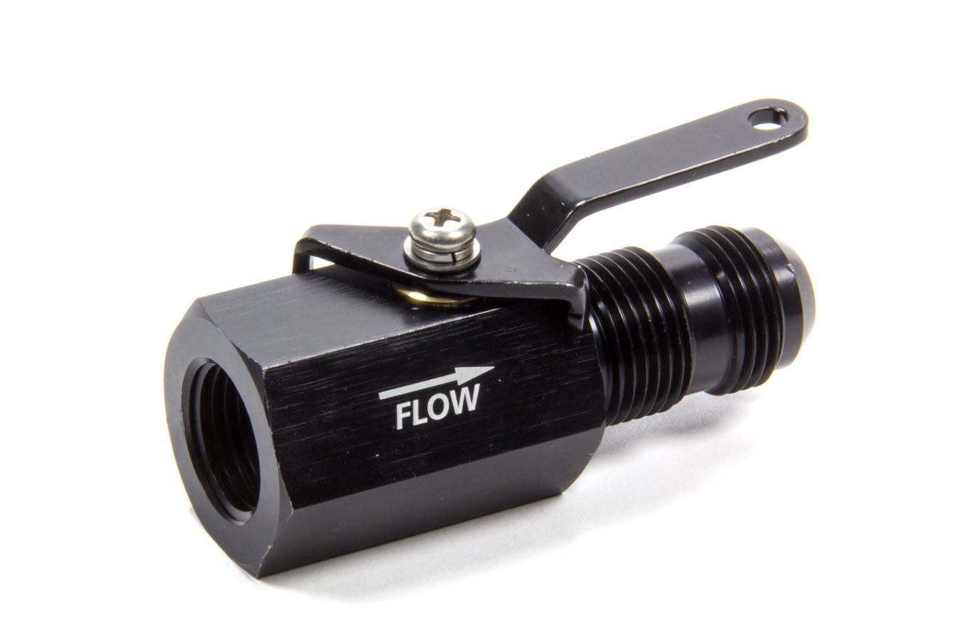 FRAGOLA#10 Shut off Valve Black Female Inlet/Male Outlet