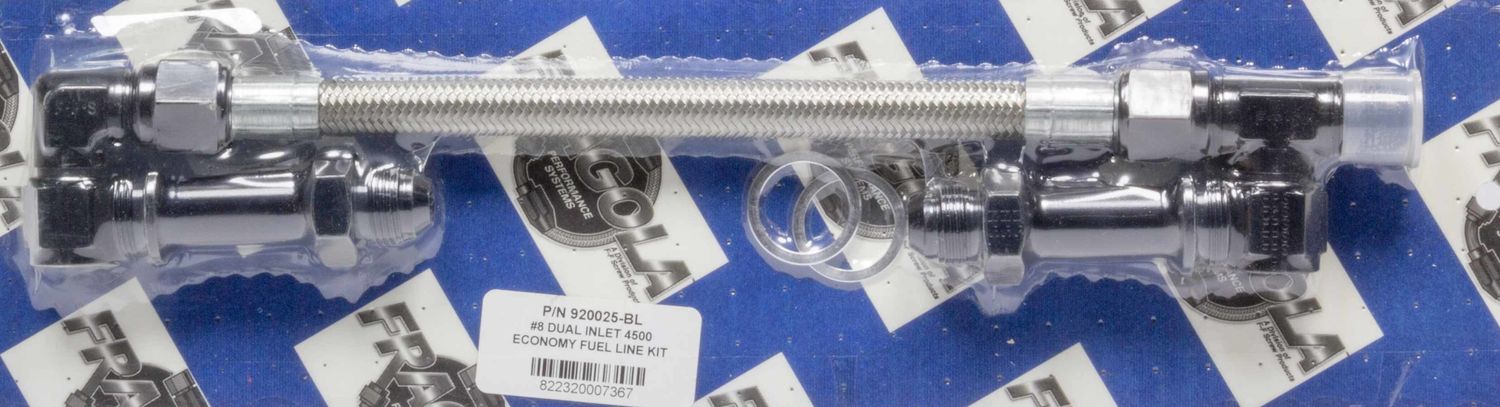 FRAGOLA#8 Pro Stock Fuel Line Kit - 4500 Series Black