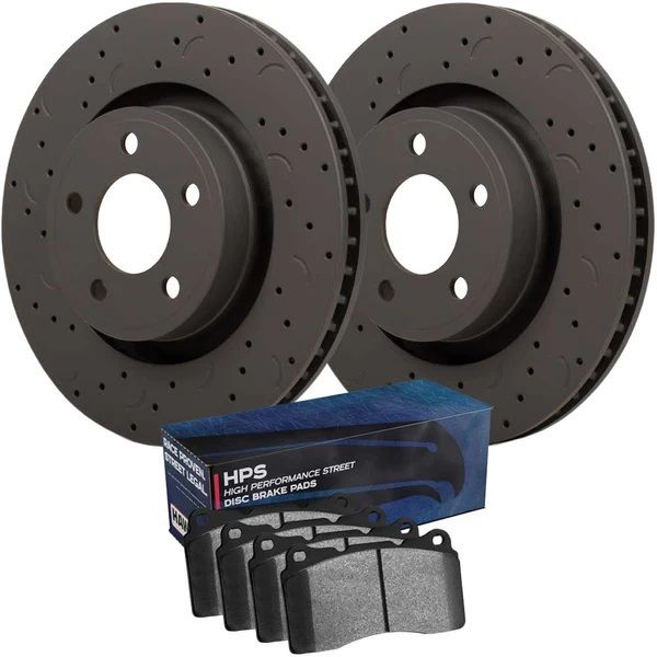 HAWK BRAKEBrake Rotor & Pad Kit Rear GM