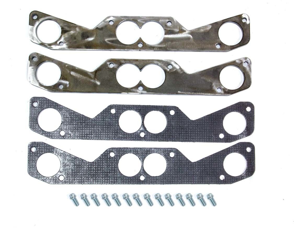 HEDMAN SB Chevy 2in Flanges Round Port Outer Flange