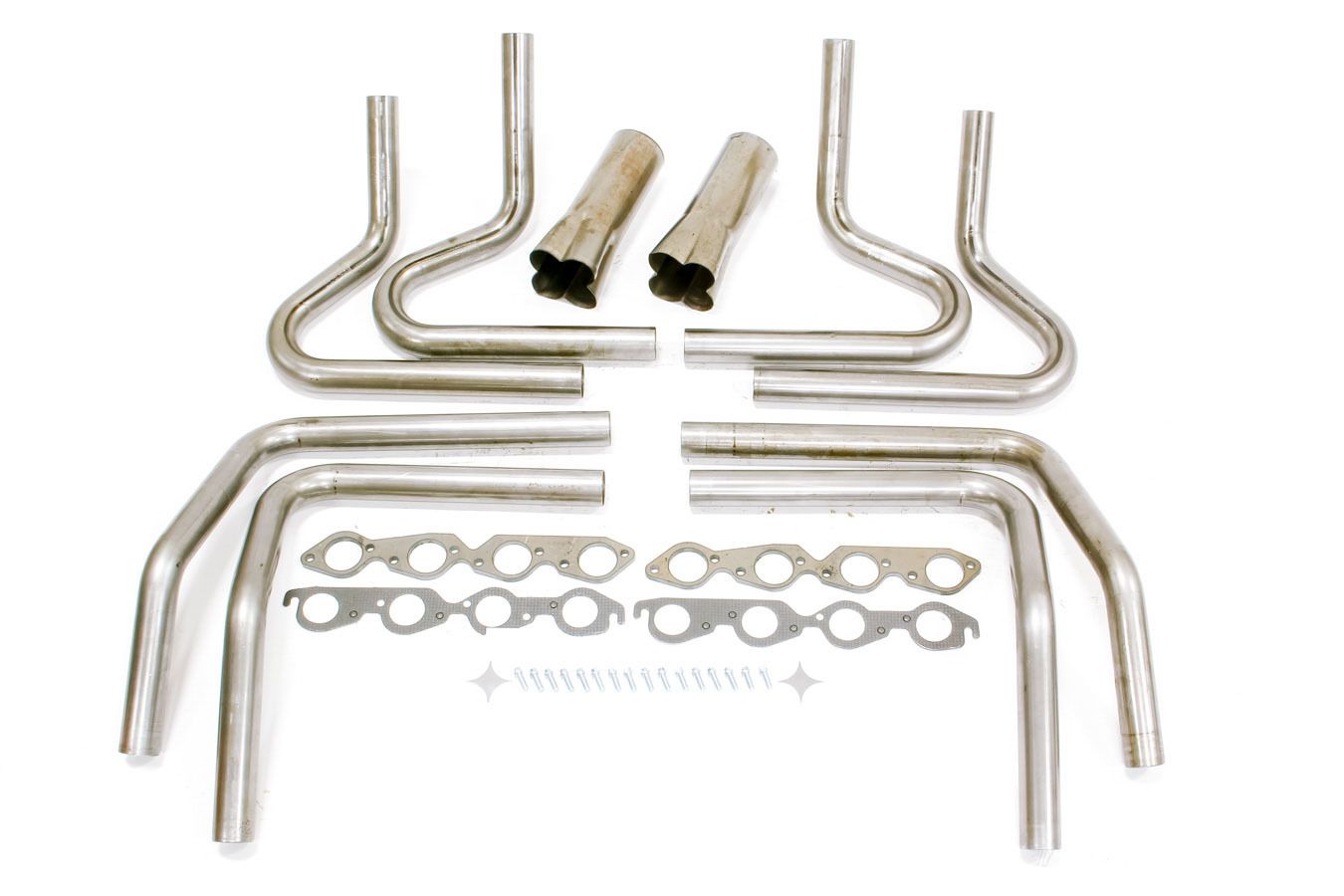 HEDMAN 2-1/8in BBC Weld Up Kit- 4in Weld On Collector