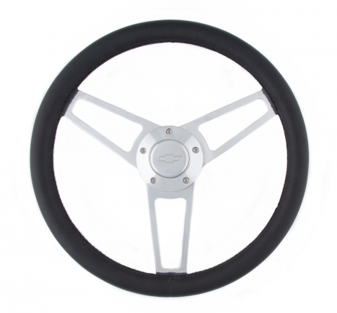 GRANTBillet Series Leather St eering Wheel Chevy Logo