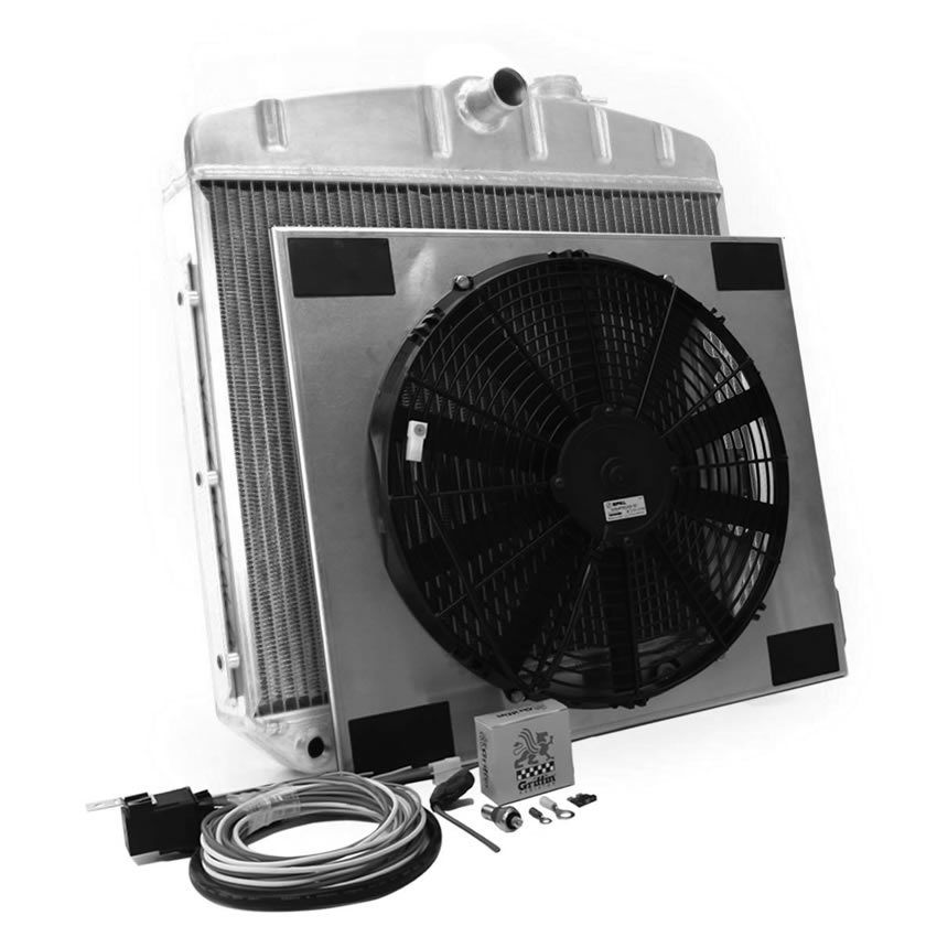 GRIFFINRadiator Combo Unit GM 55-57 Chevy