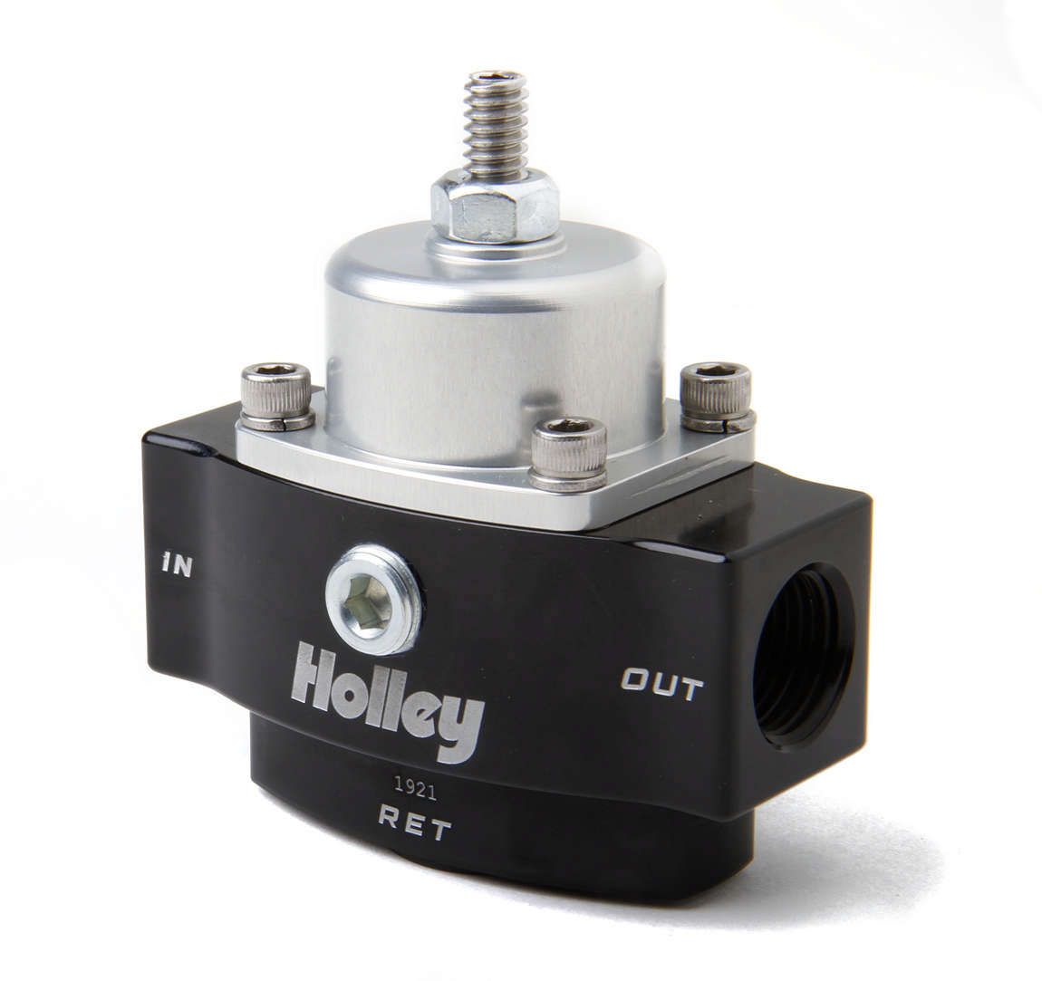 HOLLEYHP Billet Fuel Press. Regulator w/Bypass
