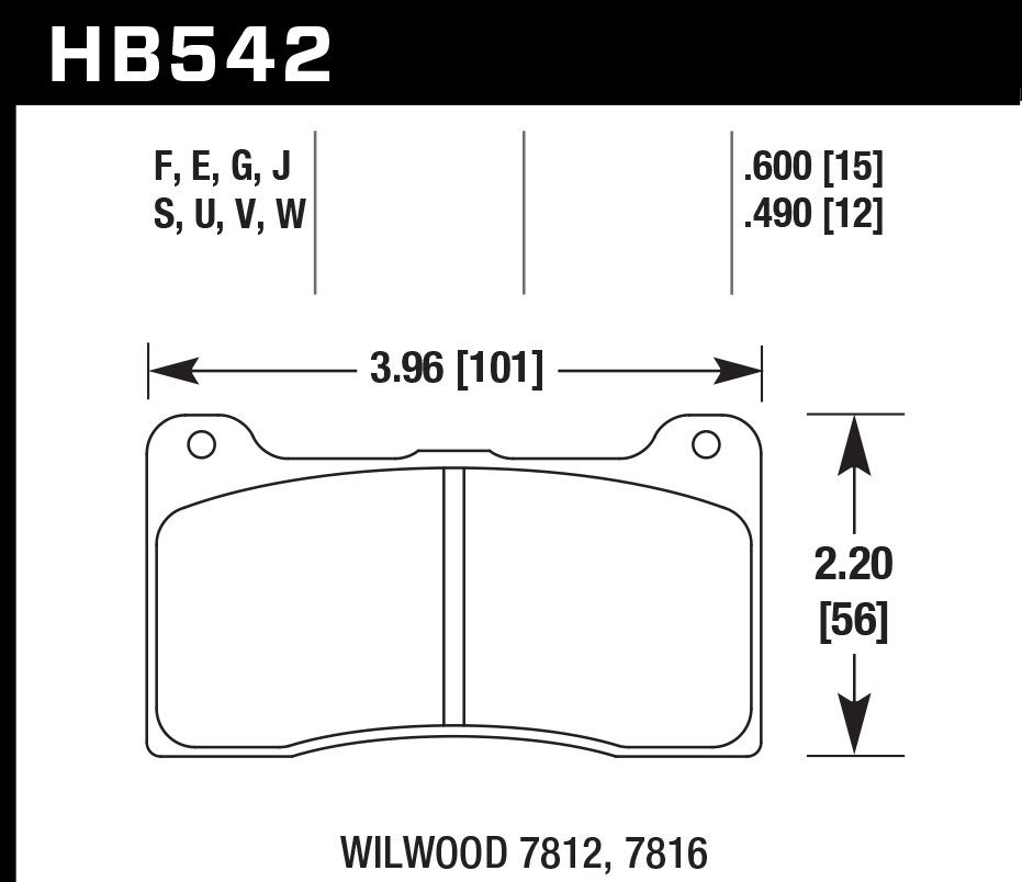 HAWK BRAKEBrake Pad DT-50 7812 / 7816