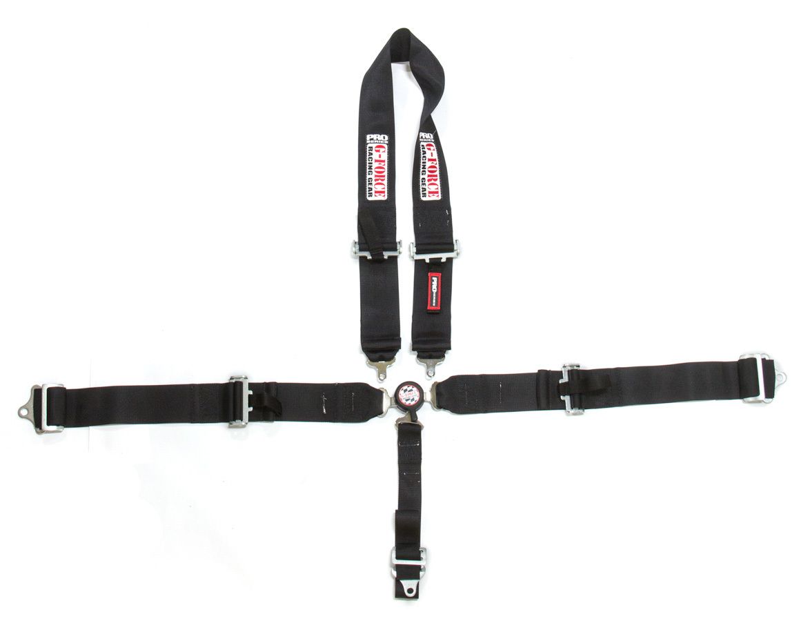 G-FORCEU-Type Harness Camlock Black 5pt Pro Series
