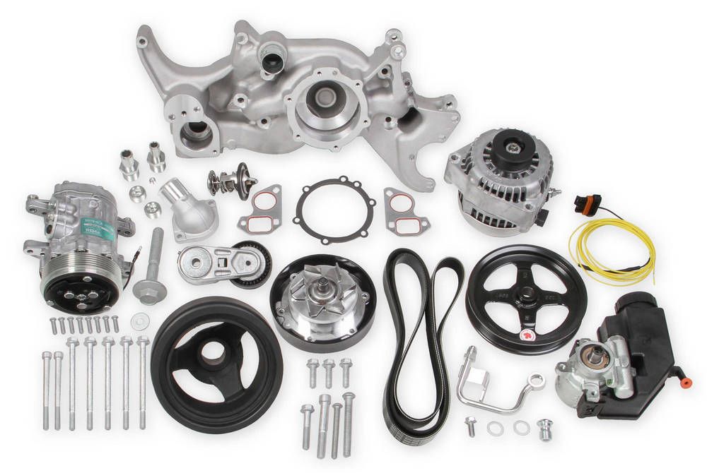 HOLLEYLS Mid-Mount Complete Engine Accessory System