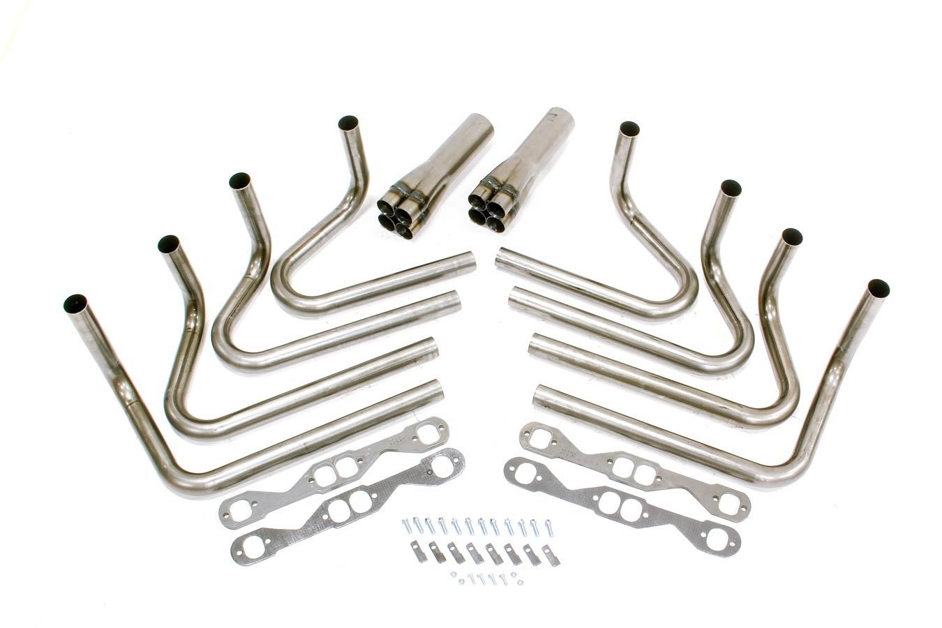 HEDMAN 1-3/4in SBC Weld Up Kit- 3-1/2in Slip On Collecto