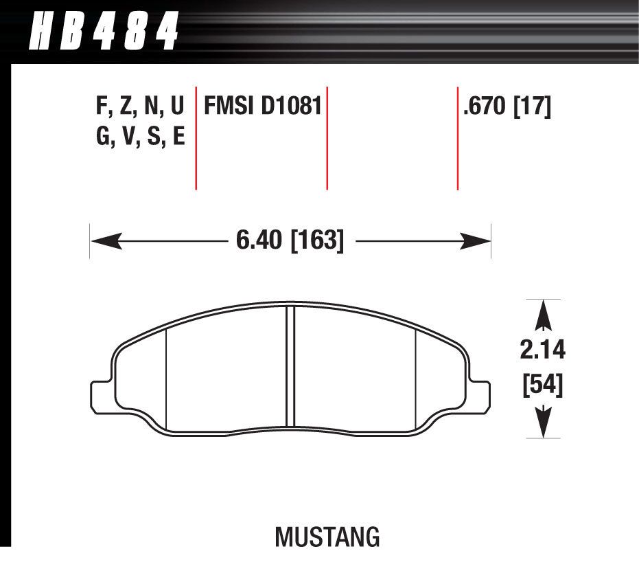 HAWK BRAKEPerformance Street Brake Pads (4)