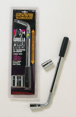 GORILLA Telescoping Lug Wrench w/(2) Dual Sockets
