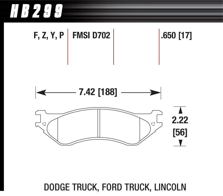 HAWK BRAKEPerformance Street Brake Pads (4)