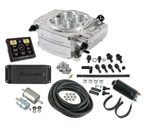 HOLLEYSniper 2 EFI Master Kit Polished w/PDM