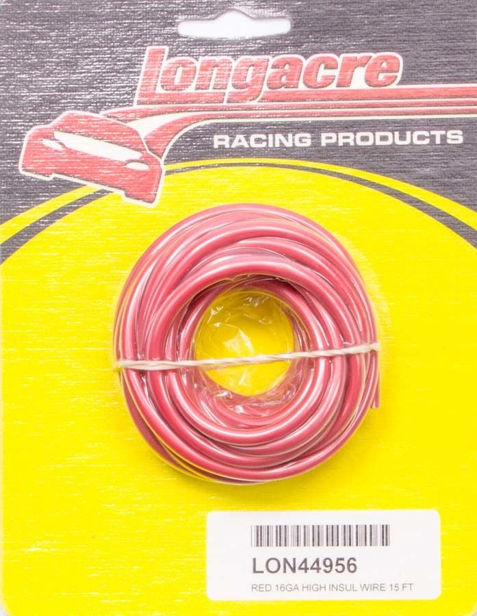 LONGACREWire 16 Gauge 15ft Red