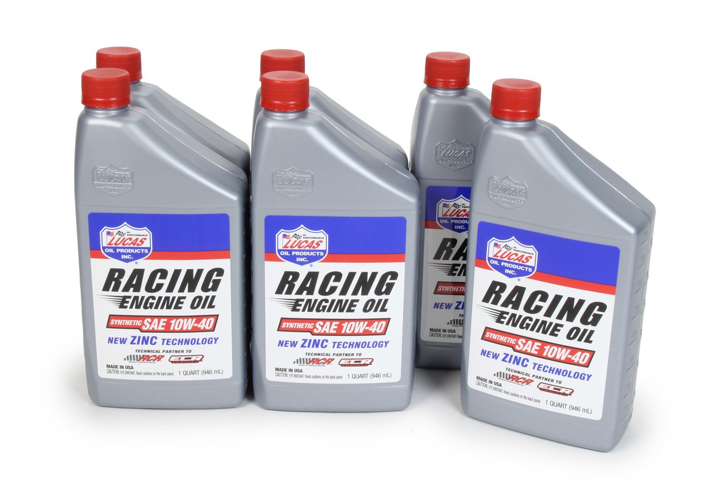 LUCAS OIL10w40 Synthetic Racing Oil Case 6 x 1 Quart