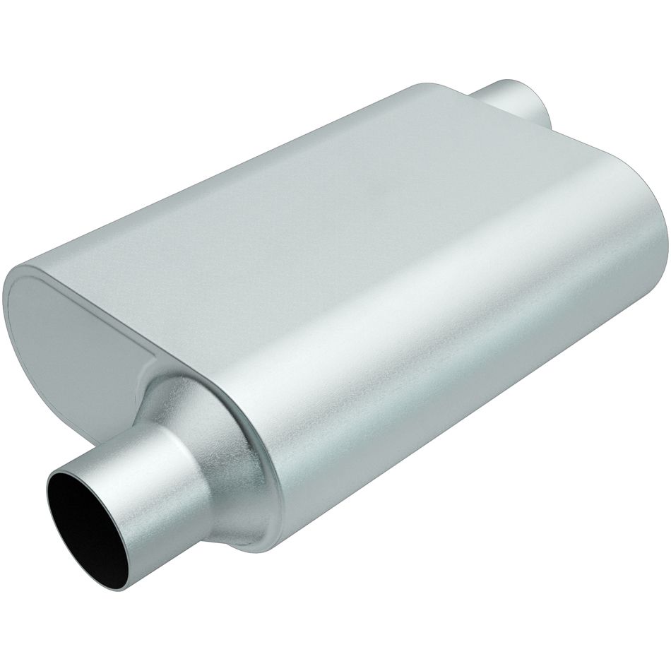 MAGNAFLOW PERF EXHAUSTRumble Aluminizd Muffler 2.25in Offset In/Out