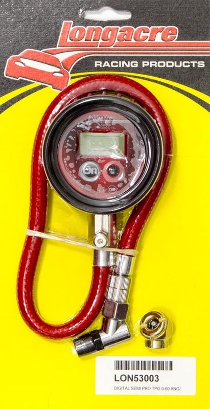 LONGACRETire Gauge Digital 0-60 PSI Semi-Pro