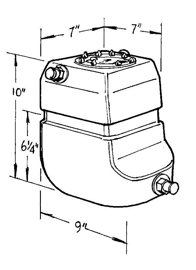 JAZ2-Gallon Pro Drag Fuel Cell