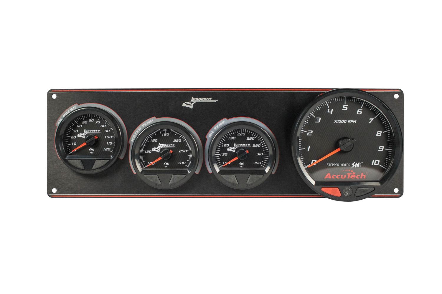 LONGACREWaterproof SMI 3 Gauge Panel W/Tach OP/WT/OT