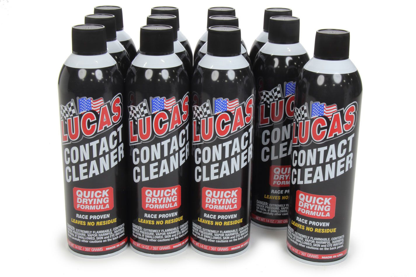LUCAS OILContact Cleaner Aerosol Case 12x14 Ounce Cans