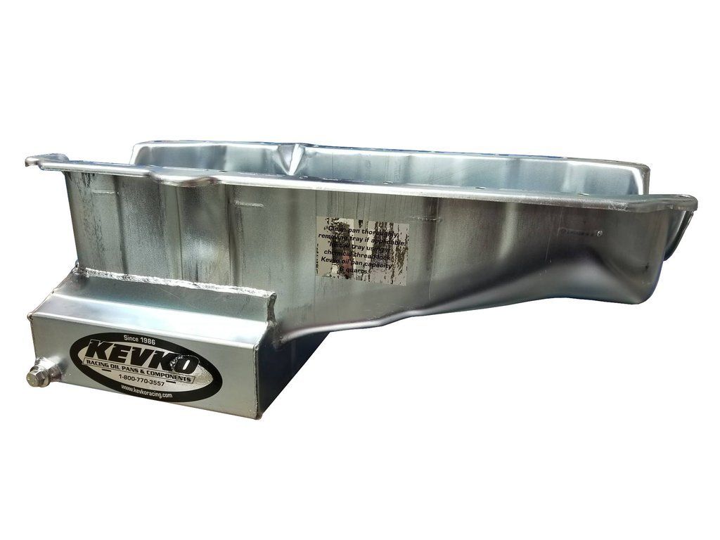 KEVKO OIL PANS & COMPONENTSSBC Oil Pan 6qt Street/ Strip RH Dipstick 80-85
