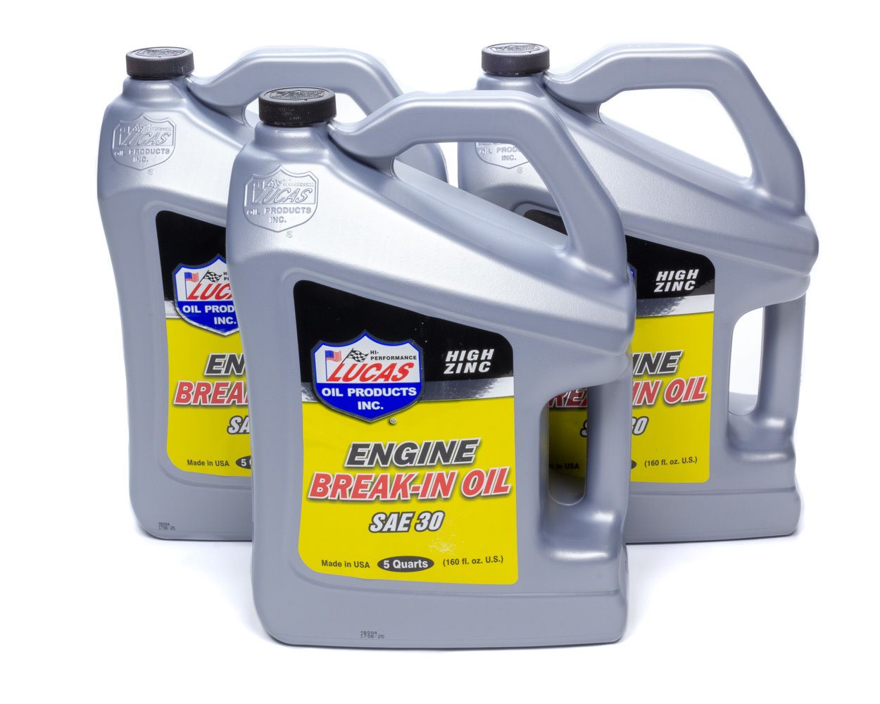 LUCAS OILSAE 30 Break-In Oil Case 3 x 5 Quart Bottle