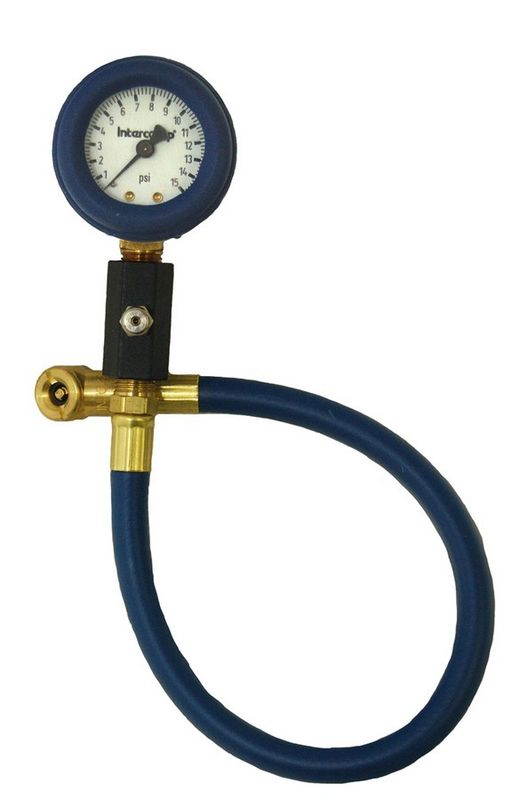 INTERCOMP Deluxe Air Gauge 2in 0-15 PSI
