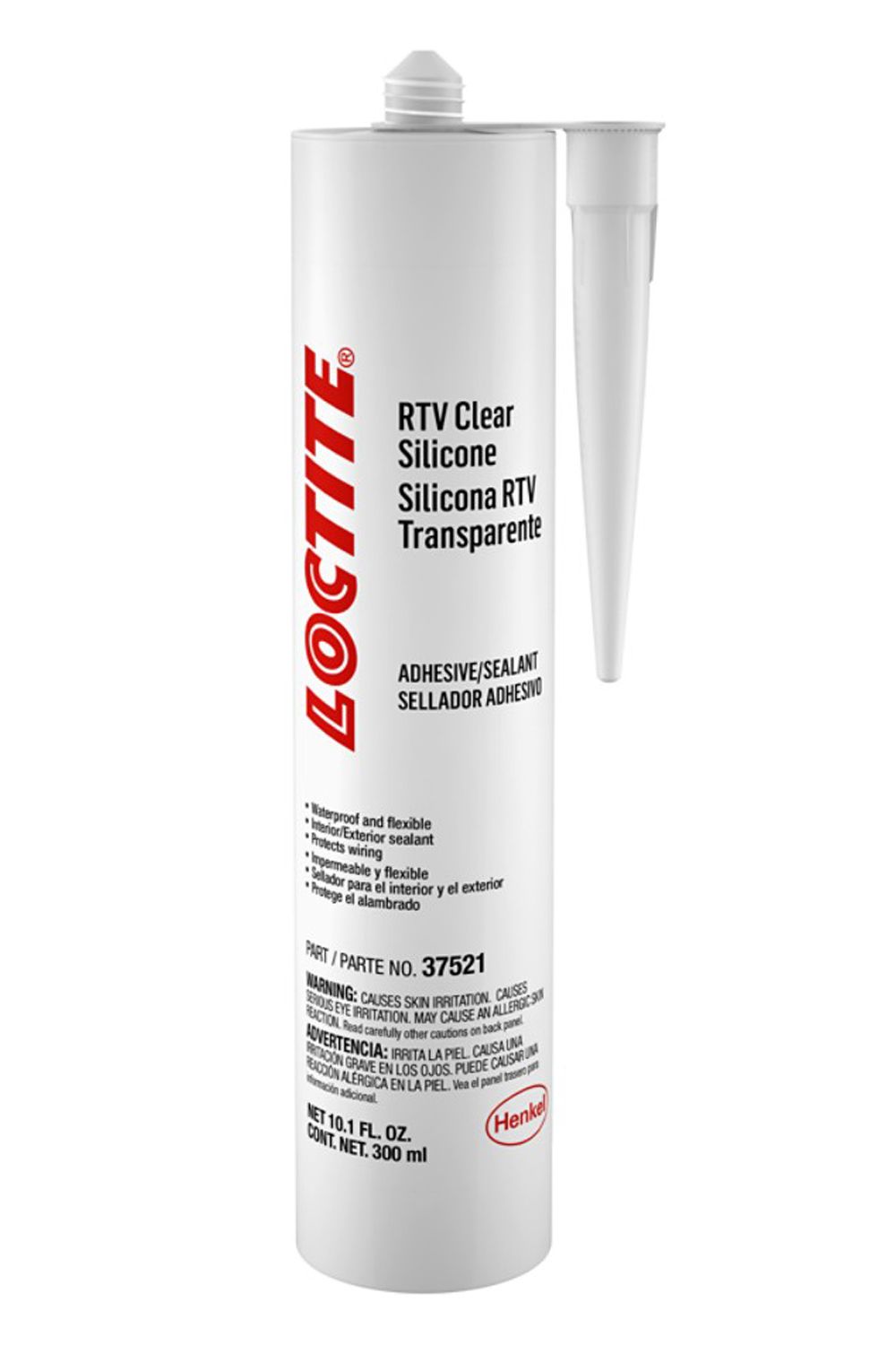 LOCTITERTV Clear Silicone Adhesive Cartridge 300ml